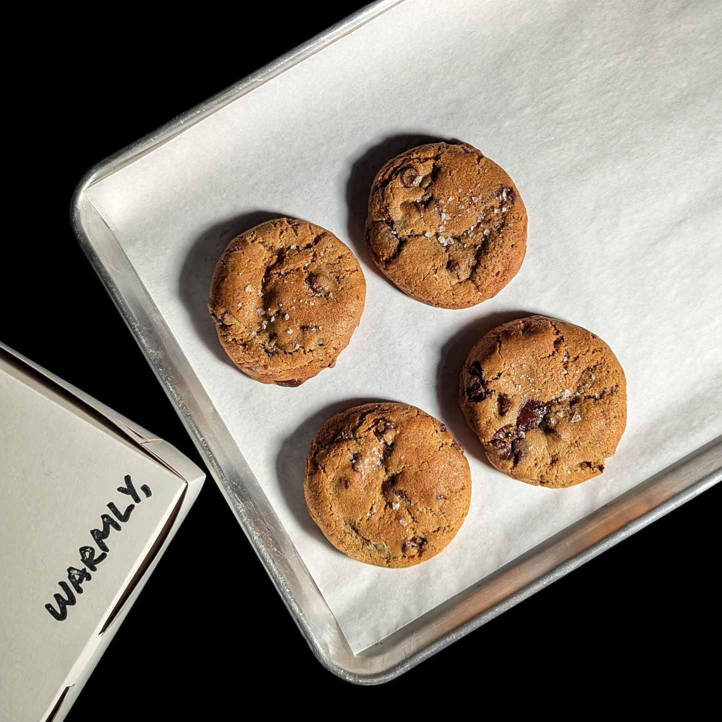 Warmly,'s Signature Chocolate Chip Cookies